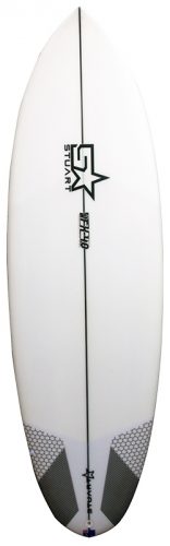 surfboards gold coast fx 4 round front white